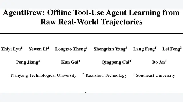 AgentBrew：无需验证器与模拟器，单批离线数据让32B逆袭235B