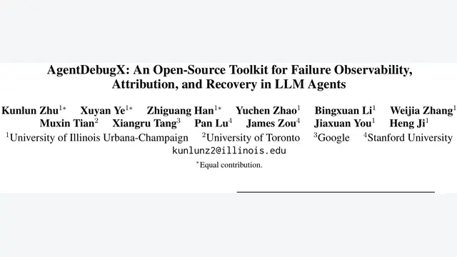 AgentDebugX：闭环归因打破自修复瓶颈，GAIA失败任务单次重跑修复率翻倍