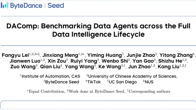 DAComp: Benchmarking Data Agents across the Full Data Intelligence Lifecycle