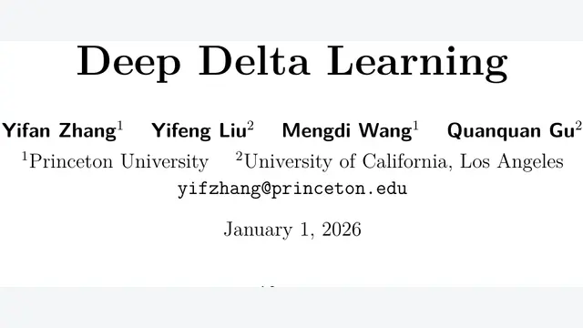 Deep Delta Learning