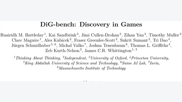 DiG-bench：人类通关100%的未知规则游戏，大模型为何卡在主动探索？