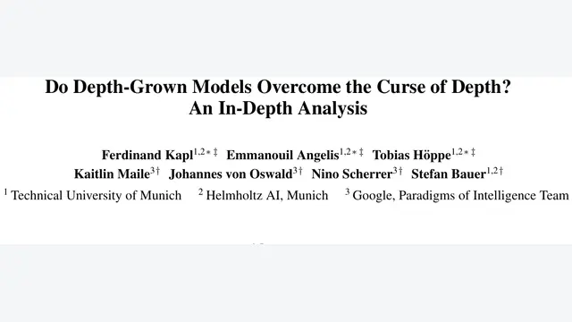 Do Depth-Grown Models Overcome the Curse of Depth? An In-Depth Analysis
