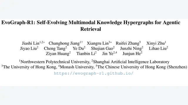 港大等提出EvoGraph-R1：自进化多模态GraphRAG，打破静态检索瓶颈！