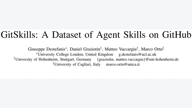 GitSkills：首个开源Agent技能全景数据集，380万份SKILL.md揭示大模型生态野蛮生长