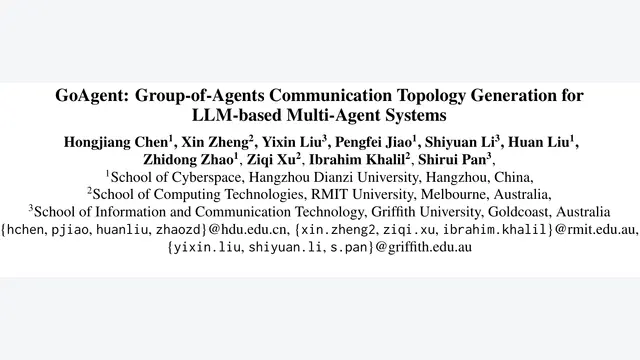 GoAgent: Group-of-Agents Communication Topology Generation for LLM-based Multi-Agent Systems
