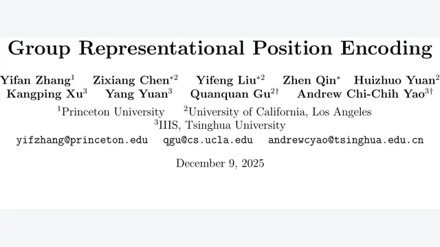 Group Representational Position Encoding