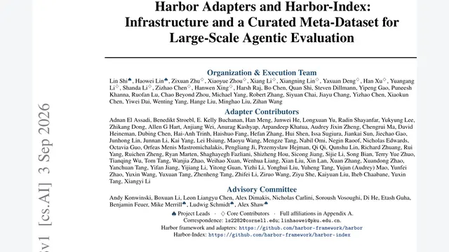 Harbor-Index：统一54个Agent基准，最强模型通过率仅28%