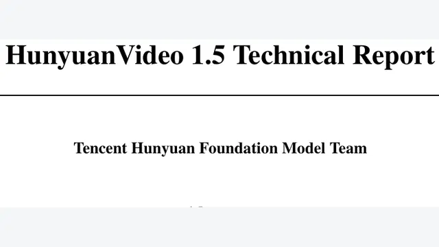 HunyuanVideo 1.5 Technical Report