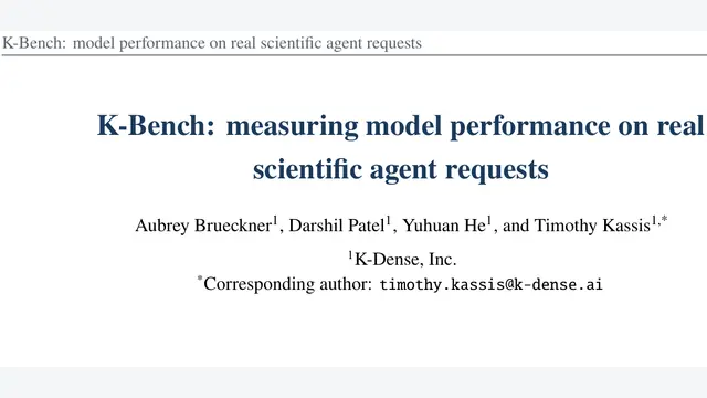 K-Bench：大模型Agent做科研为何难达标？全员表达强于准确度，31%过度夸大