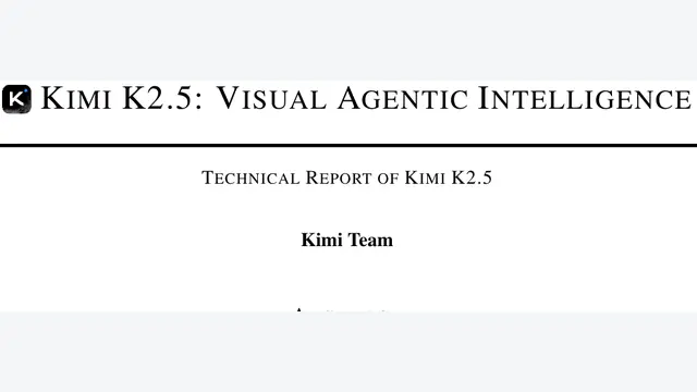 Kimi K2.5: Visual Agentic Intelligence