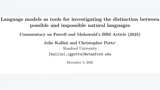 Language models as tools for investigating the distinction between possible and impossible natural languages