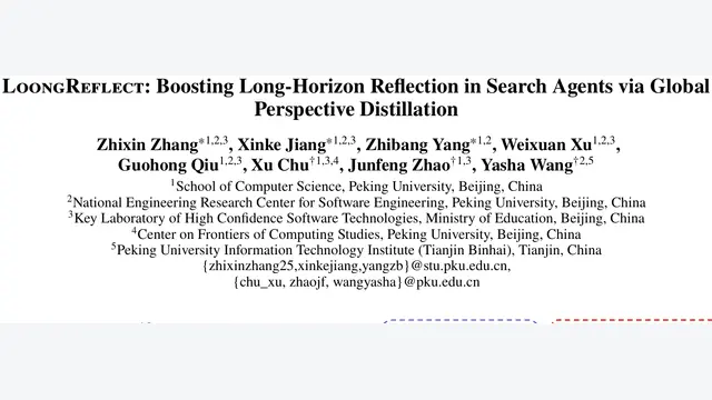 LoongReflect：把反思做成内存控制，长程Agent检索基准提升12.6分