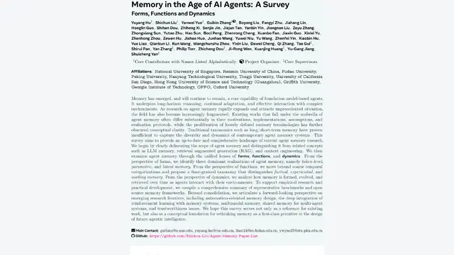 Memory in the Age of AI Agents