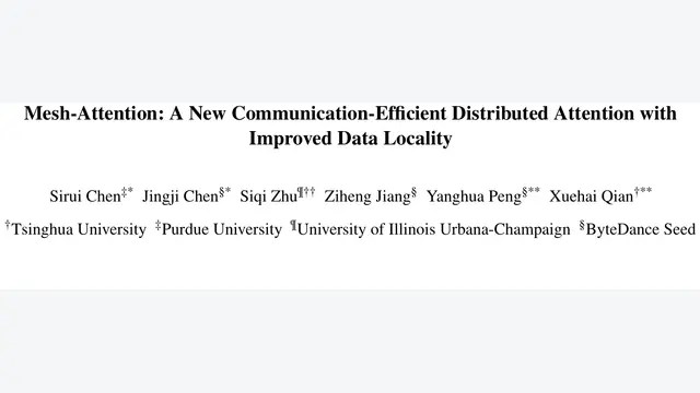 Mesh-Attention: A New Communication-Efficient Distributed Attention with Improved Data Locality