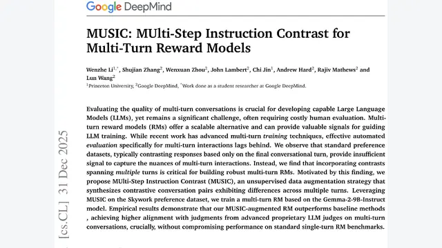 MUSIC: MUlti-Step Instruction Contrast for Multi-Turn Reward Models