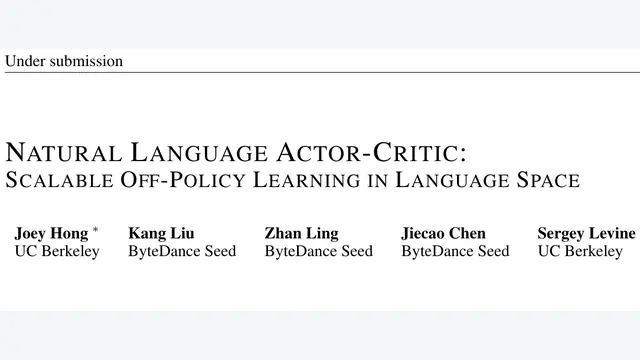 Natural Language Actor-Critic: Scalable Off-Policy Learning in Language Space