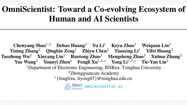 OmniScientist: Toward a Co-evolving Ecosystem of Human and AI Scientists