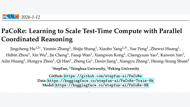 PaCoRe: Learning to Scale Test-Time Compute with Parallel Coordinated Reasoning