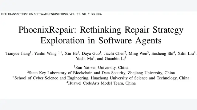 PhoenixRepair：多位置采样与反思迭代，SWE-bench解决率达76.0%