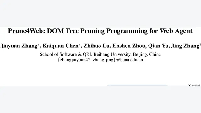 Prune4Web: DOM Tree Pruning Programming for Web Agent