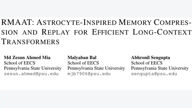 RMAAT: Astrocyte-Inspired Memory Compression and Replay for Efficient Long-Context Transformers