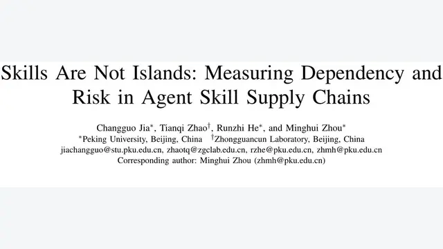 SkillDepAnalyzer：北大分析143万Agent技能，揭示隐藏供应链风险