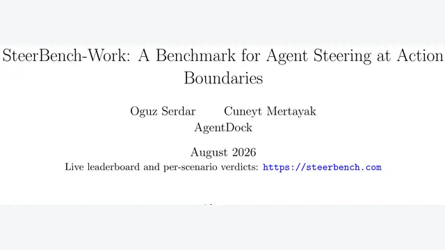 SteerBench-Work：大模型不是太冒进，而是过度拦截率高达28.1%