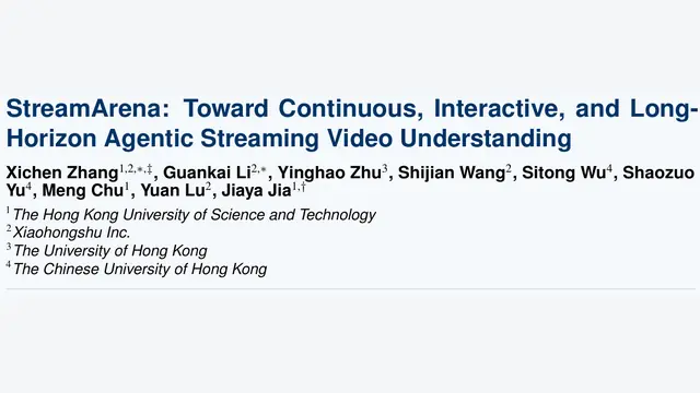 StreamMind：双层架构解耦长程流式视频记忆，端到端延迟降低66%
