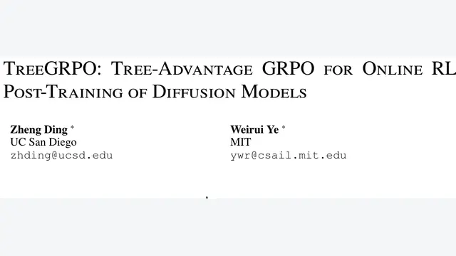 TreeGRPO: Tree-Advantage GRPO for Online RL Post-Training of Diffusion Models