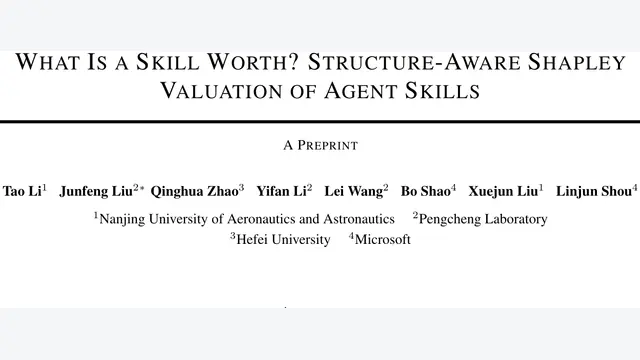 SkillSV：用结构感知Shapley为Agent技能定价，实现无损安全剪枝