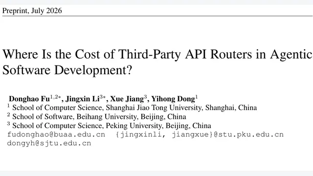 SIDEL：第三方API路由暗藏杀机，四大Coding Agent防御率全为0%
