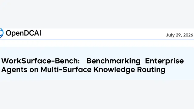 WorkSurface-Bench：选对知识源依然答不对！路由达99%但正确率仅56%