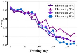 Entropy Curves during training