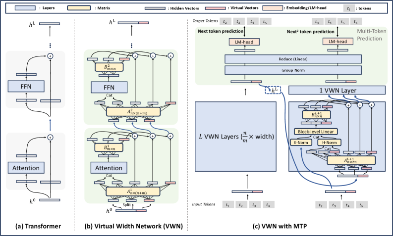 Virtual Width Networks 论文图示