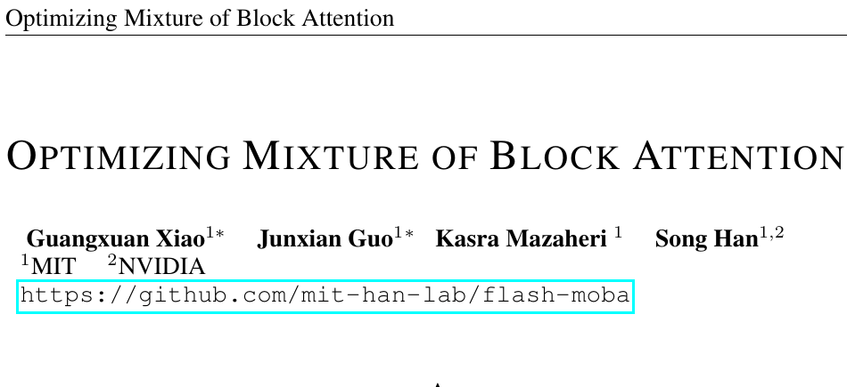 MIT联手英伟达发布FlashMoBA：稀疏注意力提速14.7倍，长文本处理迎来新篇章 图示