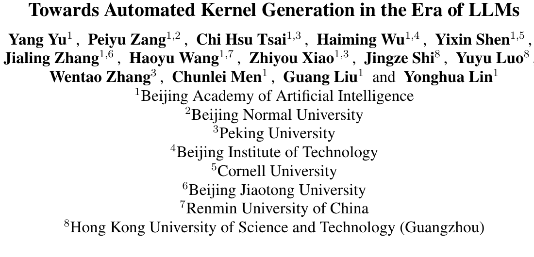 告别手写CUDA噩梦：LLM+Agent自动生成高性能Kernel技术全景 图示