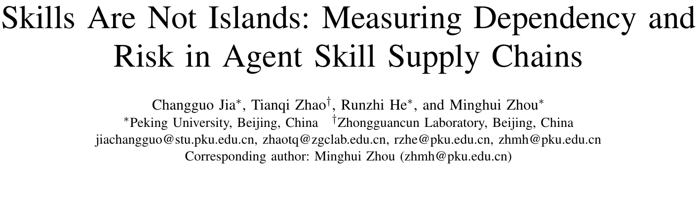 SkillDepAnalyzer：北大分析143万Agent技能，揭示隐藏供应链风险 论文图示