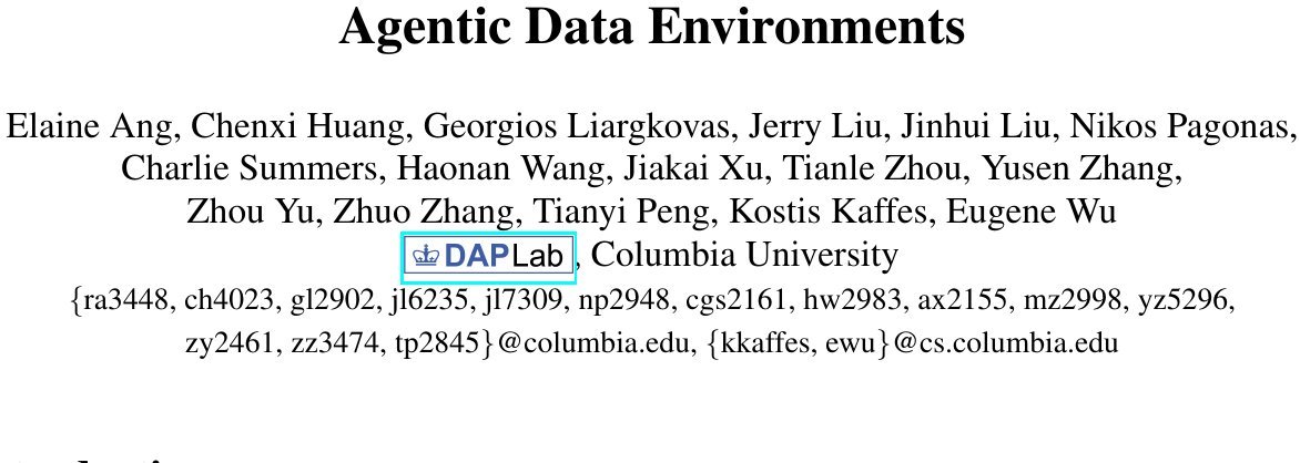 Agentic Data Environments:哥大打造AI安全底座,AIM准确率提升49.8% 论文图示