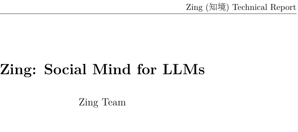 Zing：从心理学评测到运行时外挂，大模型如何补齐“社交心智”？ 论文图示
