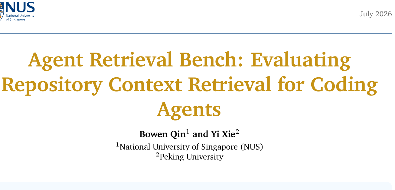 NUS与北大发布Agent Retrieval Bench：交互Agent竟有35%从未摸到正确文件？ 论文图示
