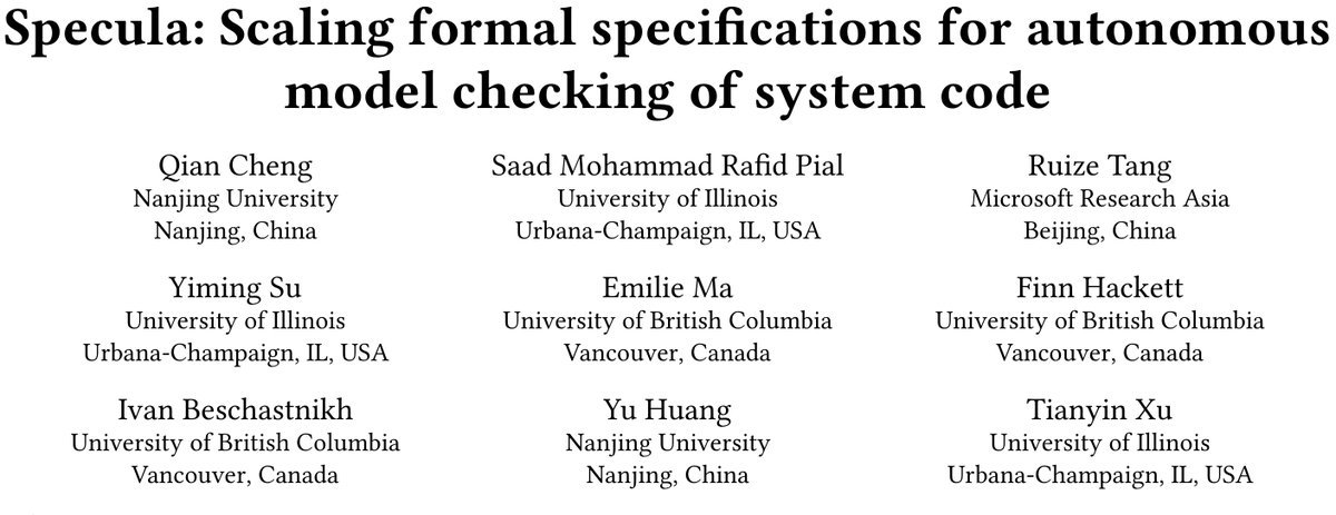 微软Specula：告别人工！自进化AI检出249个系统Bug 论文图示