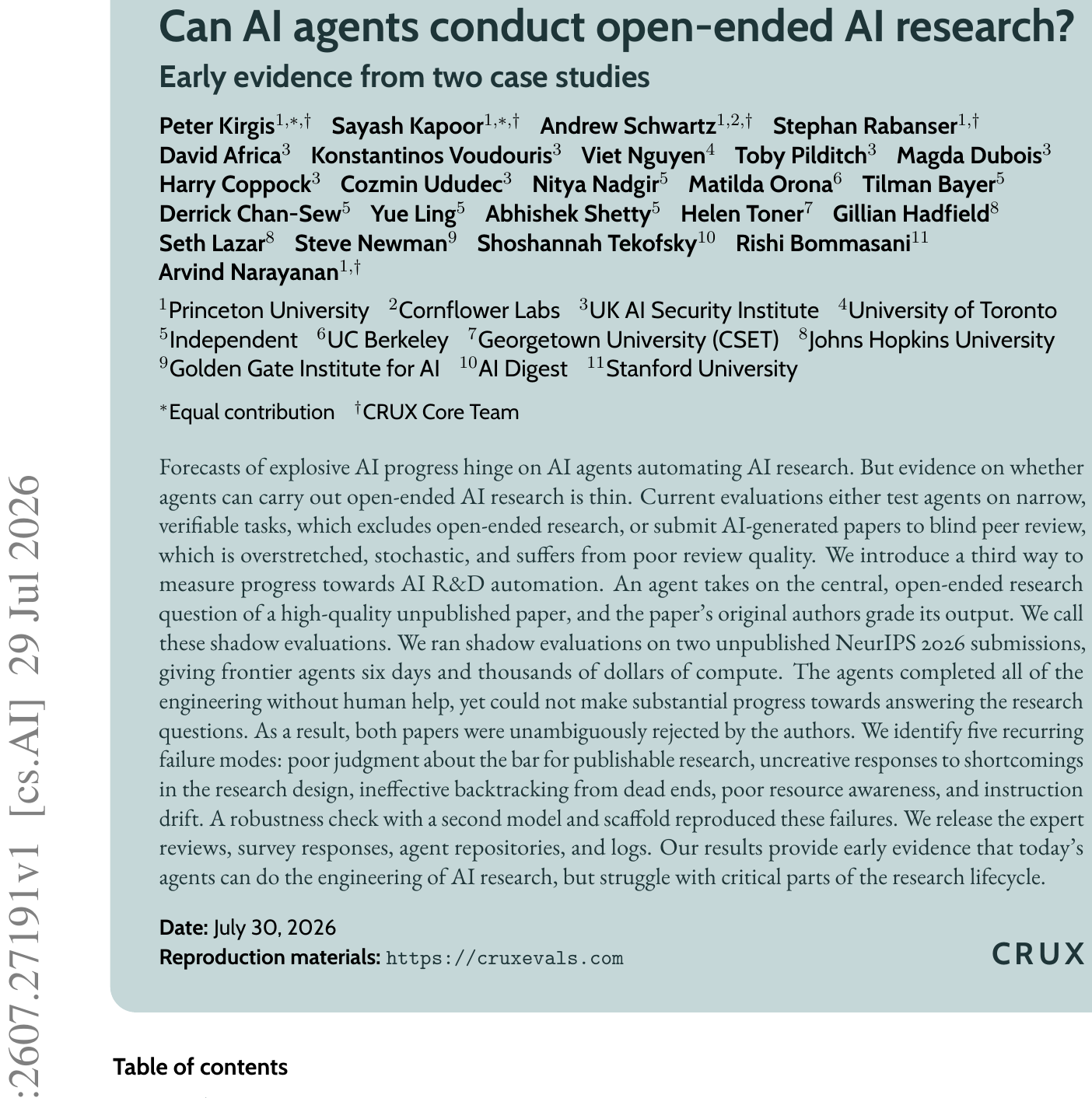 做得了工程却成不了学者：前沿Agent攻关NeurIPS课题被原作者双拒 论文图示
