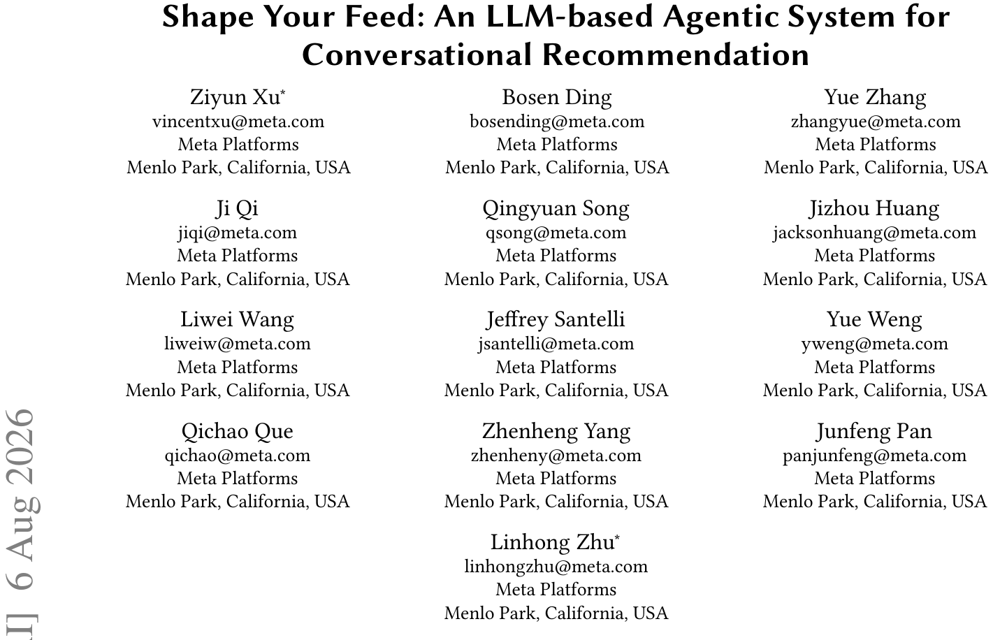 Shape Your Feed：Meta大模型主动推荐框架，对齐准确率达98.85% 论文图示