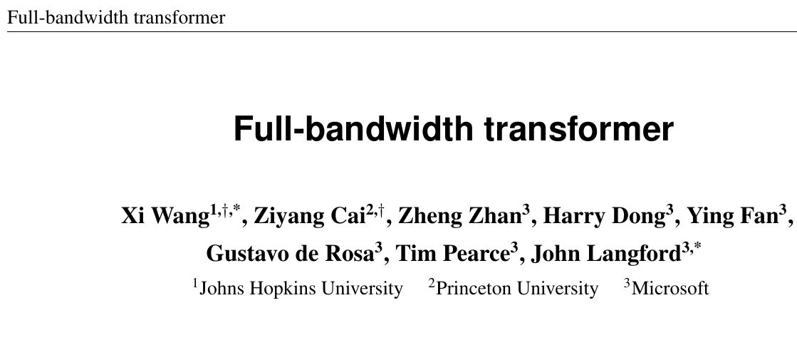 Full-bandwidth Transformer：打通隐状态，近零开销追平1.5倍数据 论文图示