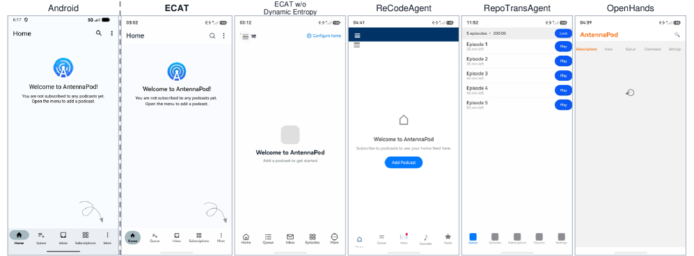 AntennaPod 迁移 UI 质感对比