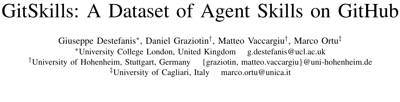 GitSkills：首个开源Agent技能全景数据集，380万份SKILL.md揭示大模型生态野蛮生长 论文图示