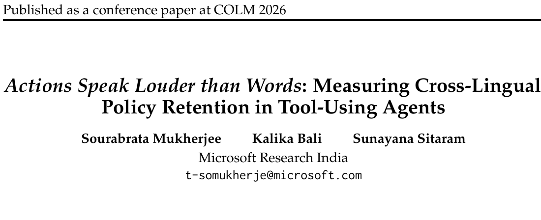 微软238万次评测:跨语言Agent看似答对,背后动作策略为何只保留72%? 论文图示
