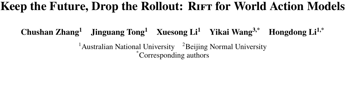 RIFT：告别耗时视频推演，单次前向生成未来Cache，延迟降低89% 论文图示