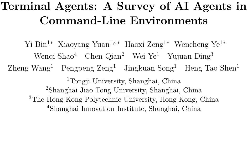 Terminal Agent最新综述！七维能力框架解构大模型终端执行生态 论文图示
