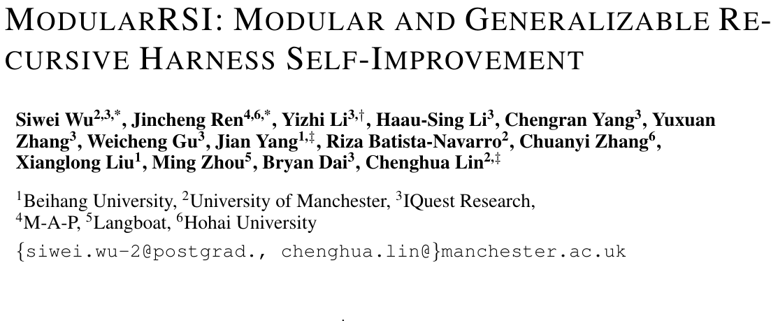 ModularRSI：拆解五大交互模块，对比轨迹自进化打破Agent泛化瓶颈 论文图示